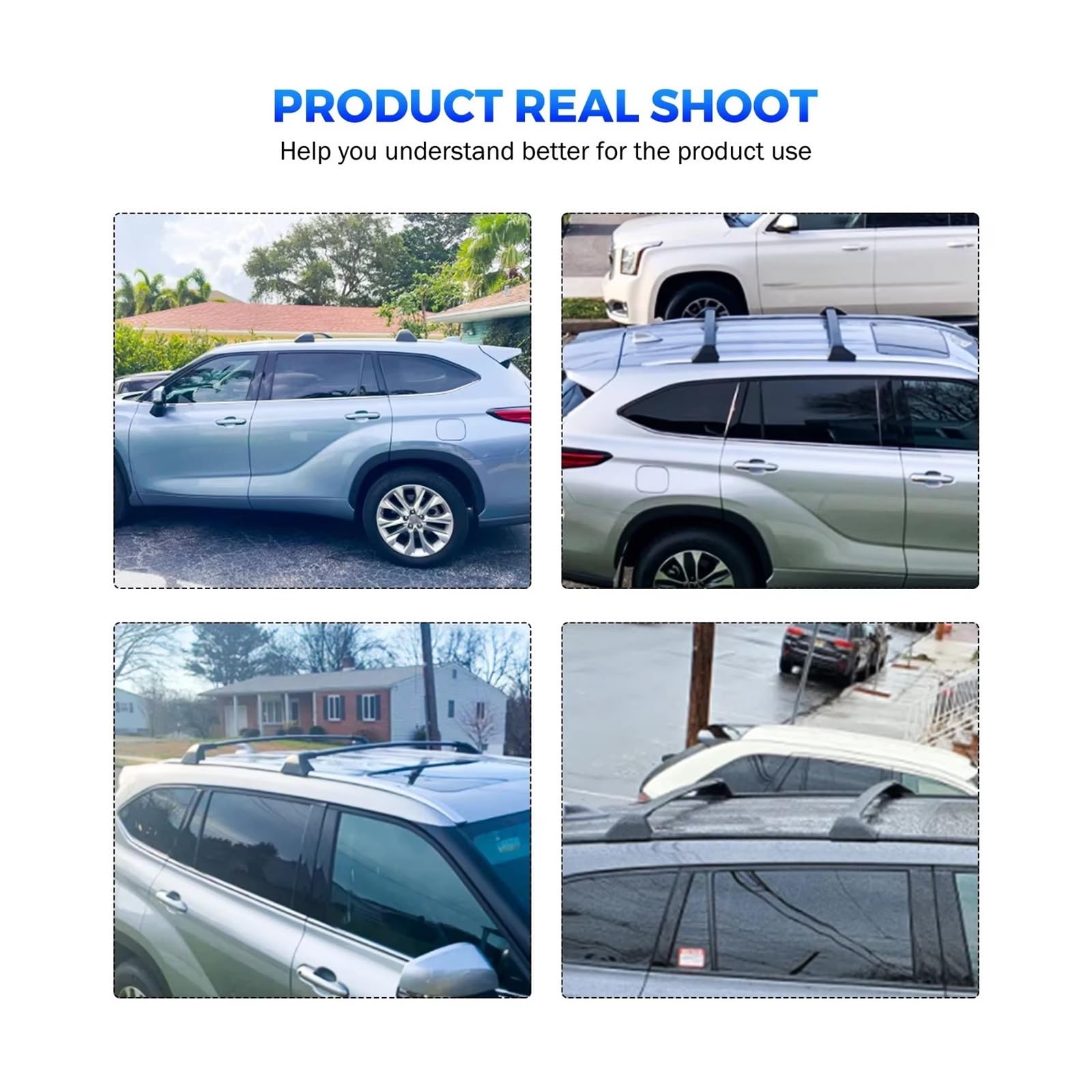 Barras Transversales De Techo Para Toyota Para Highlander