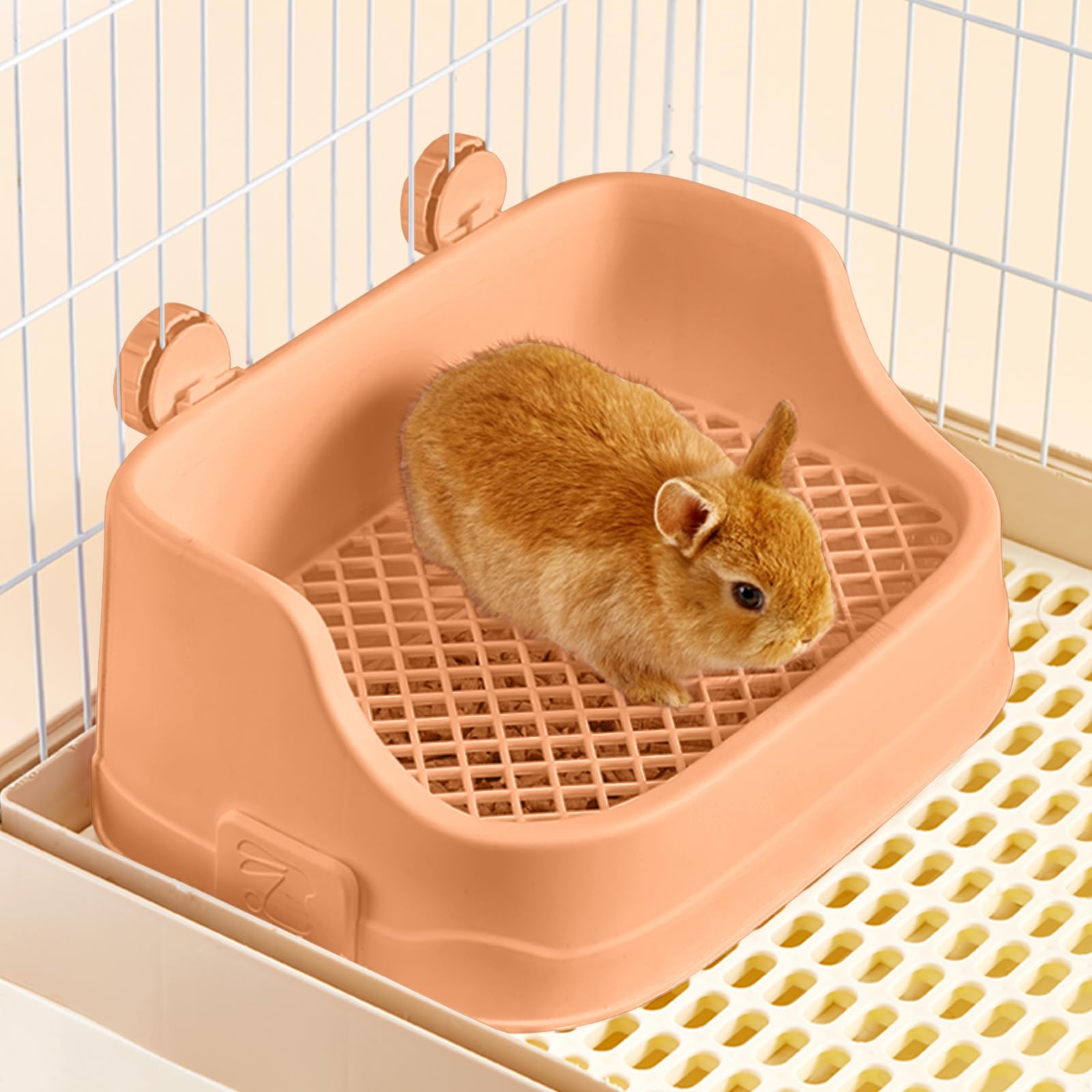 Kattenbak met Uittrekbare Lade op Wieltjes Klapdeur Binnenkastje aan de