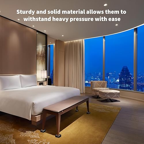 Miniatura 2 de Healifty Juego de 16 elevadores de cama ajustables o elevadores de muebles elevadores de mesa en alturas de 13 26 39 o 52 pulgadas elevadores de