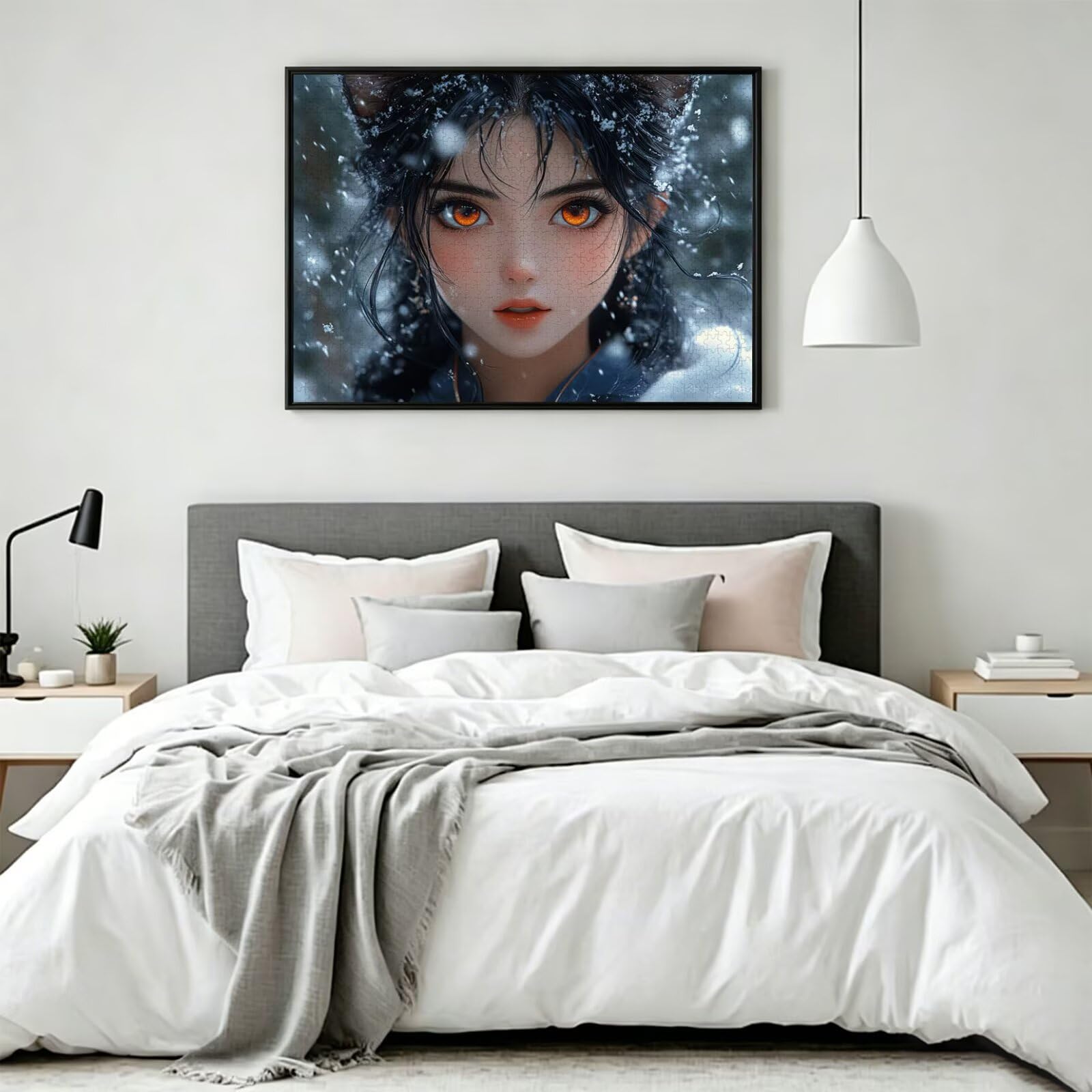 Puzzle 4000 Teile Mädchen Herausforderndes Klassische Puzzles, n-631 | Familienpuzzles, Entspannung Aktivitäten, Schwieriges Kunst Puzzle Winter, Impossible Herausforderndes, Geschenk für Frauen
