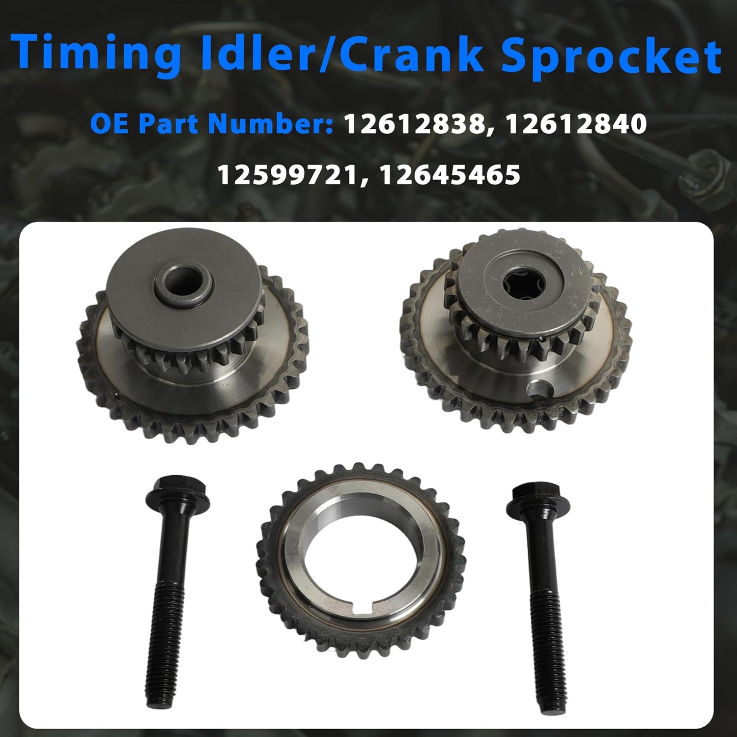 9-0753S Engine Timing Chain Kit w/Water Pump Timing Belt Kit fit for Buick Cadillac CTS SRX Chevrolet GMC Pontiac Saab Saturn Suzuki Acadia Traverse Enclave Caprice Equinox 3.6 3.2 3.0 2.8 2007-2022