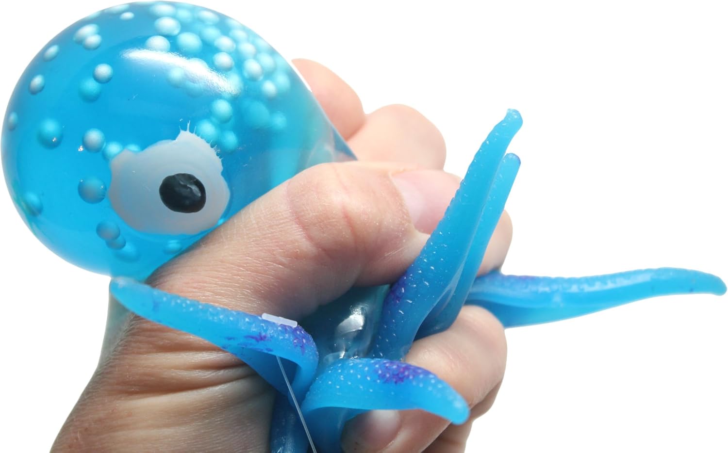 Curious Minds Busy Bags Gel Octopus Stress Ball - Squishy Toy - Sensory Fidget (Green)