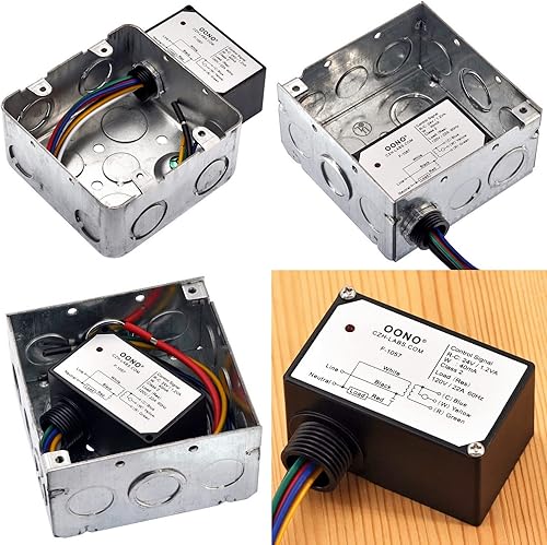 Miniatura 4 de AC120V Relé de calefacción eléctrica de conmutación de encendidoapagado con transformador de 24 V integrado, OONO F-1057