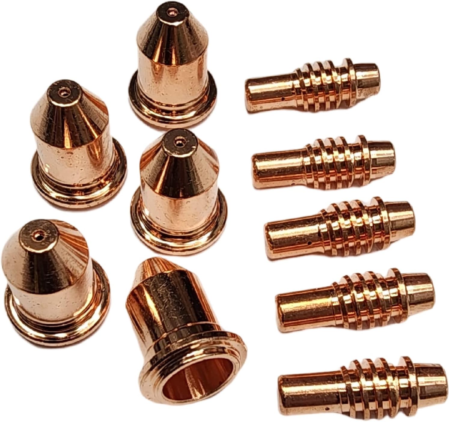 Nozzle & Electrodes Compatible for Harbor Freight Titanium 45A Plasma Cutter 56255 56811 59182 56576