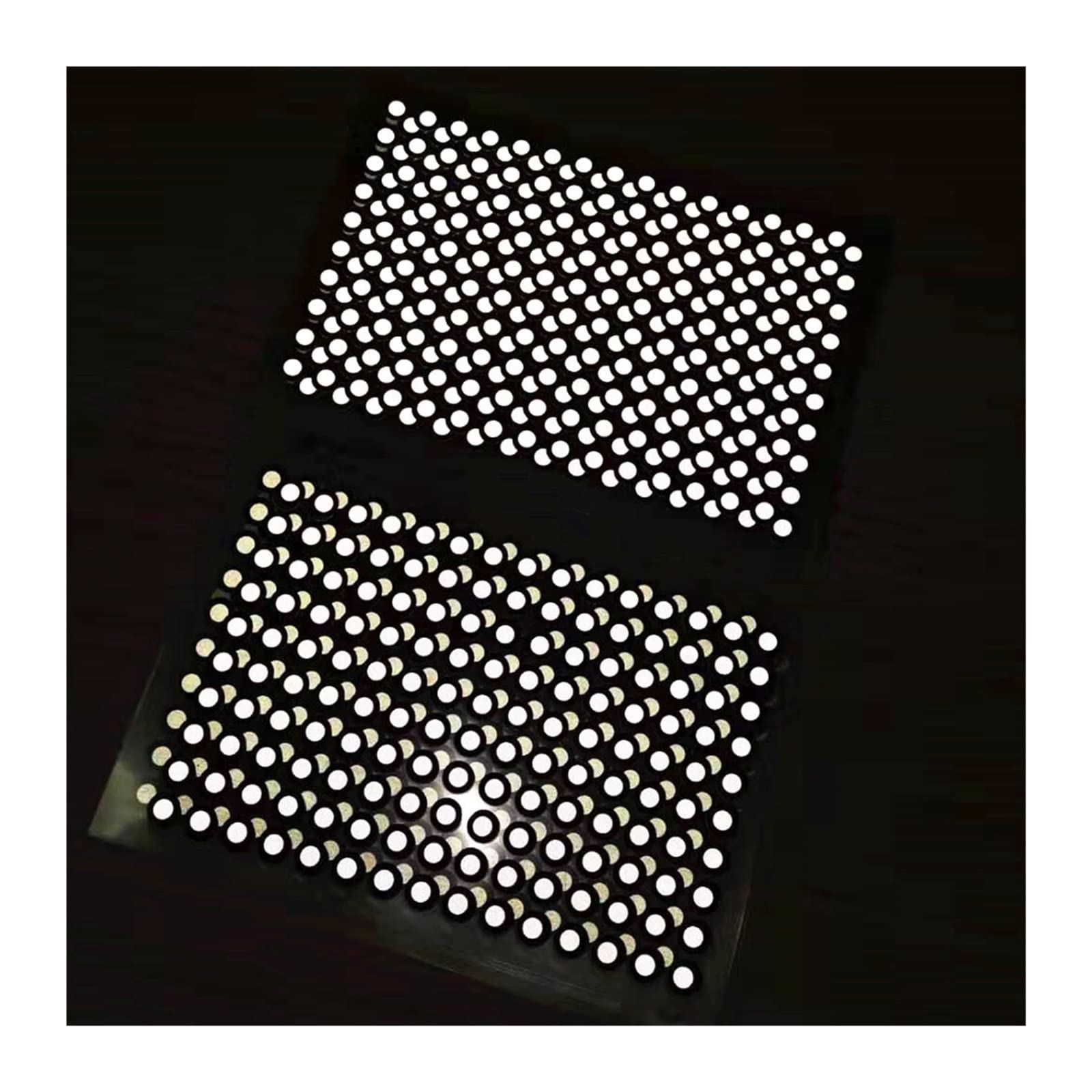 Cfwwsaq One Color 3D Scanner Markers, 1000Pcs 3D Scanning High Reflective Marking Point Target Point Handheld Scanner Inside 3Mm Outside 7Mm