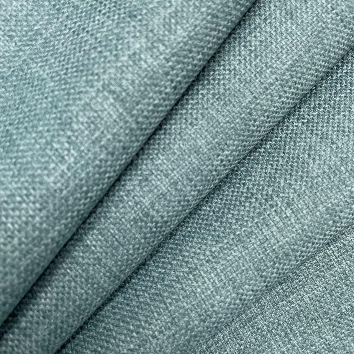 Duck Egg Linen Look Designer Soft Plain Curtain Cushion Sofa Upholstery Fabric Material Sold by The METRE