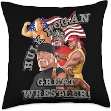 Hulk Hogan_001_Back Printed Throw Pillow