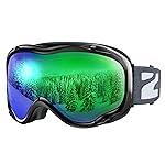 ZIONOR Lagopus Ski Snowboard Goggles UV Protection Anti fog Snow Goggles for Men Women Adult Youth