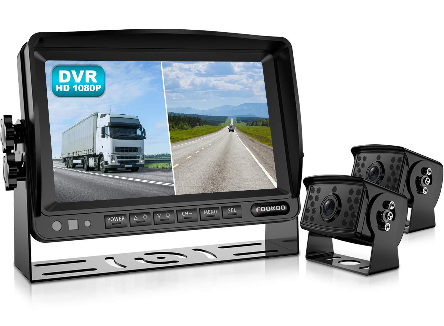 Fookoo Hd 1080p Backup Camera System Kit Dvr Dual Desertcart INDIA
