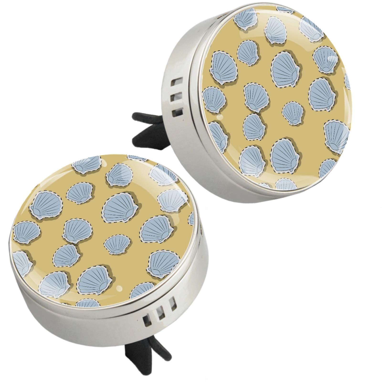 Buy MUOOUM Cute Shell Pattern Yellow Car Perfume Car Air Freshener Vent