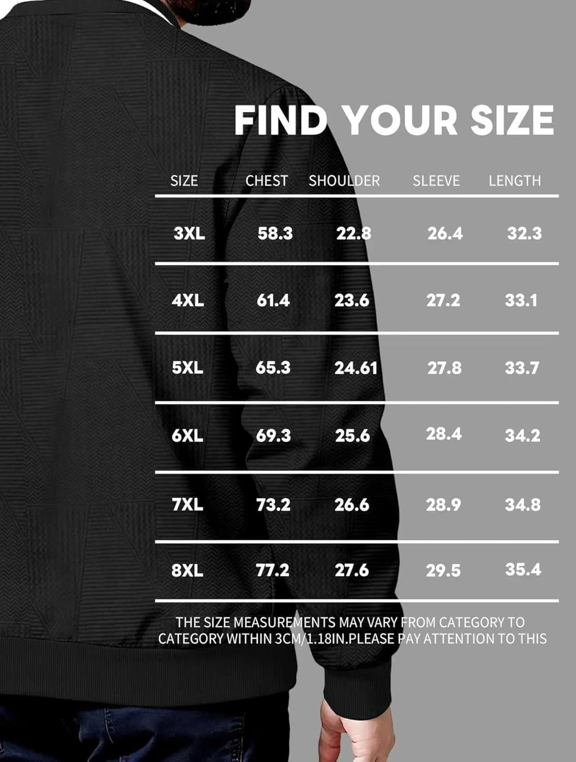 Fleece Lined Bomber Jacket Big and Tall for Men Corduroy Quilted Varsity Fall Baseball Outwear, 3XL-8XL - Image 6