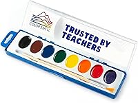 Vista 16 de Color Swell Acuarelas de 8 colores a granel con pinceles de madera - 4 paquetes