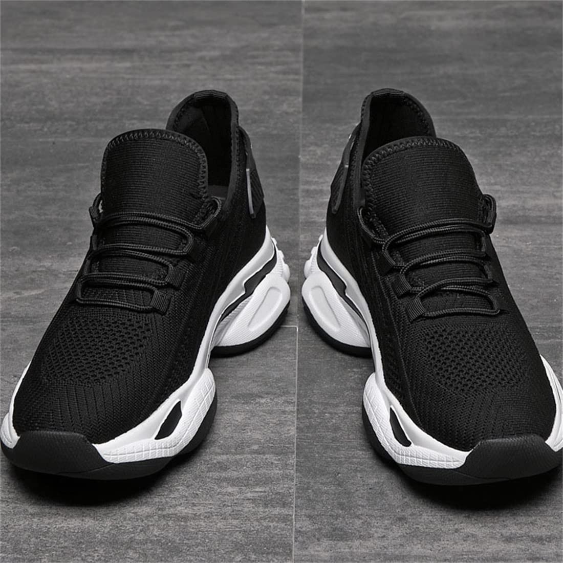 VIBLiSS Sneaker da Uomo con Rialzo in Altezza Invisibile, Scarpe da Ginnastica da Passeggio Traspiranti in Rete, Scarpe Sportive da Sollevamento Leggere E alla Moda