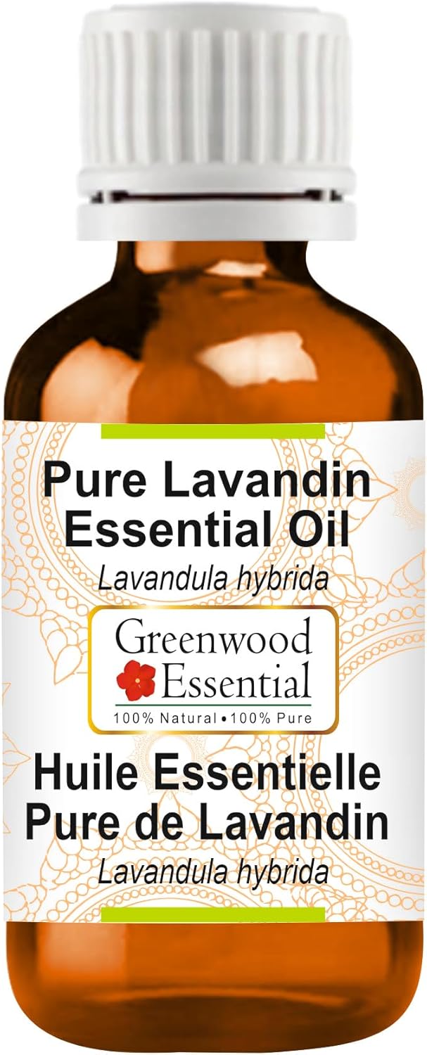 Greenwood Essential Pure Lavandin Essential Oil (Lavandula hybrida) Steam Distilled 300ml (10.1 oz)