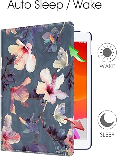 Vista 192 de Fintie - Funda giratoria para iPad de 9ª generación / 8ª generación / 7ª generación, de 10.2 pulgadas, funda giratoria en 360 grados, funda Azul