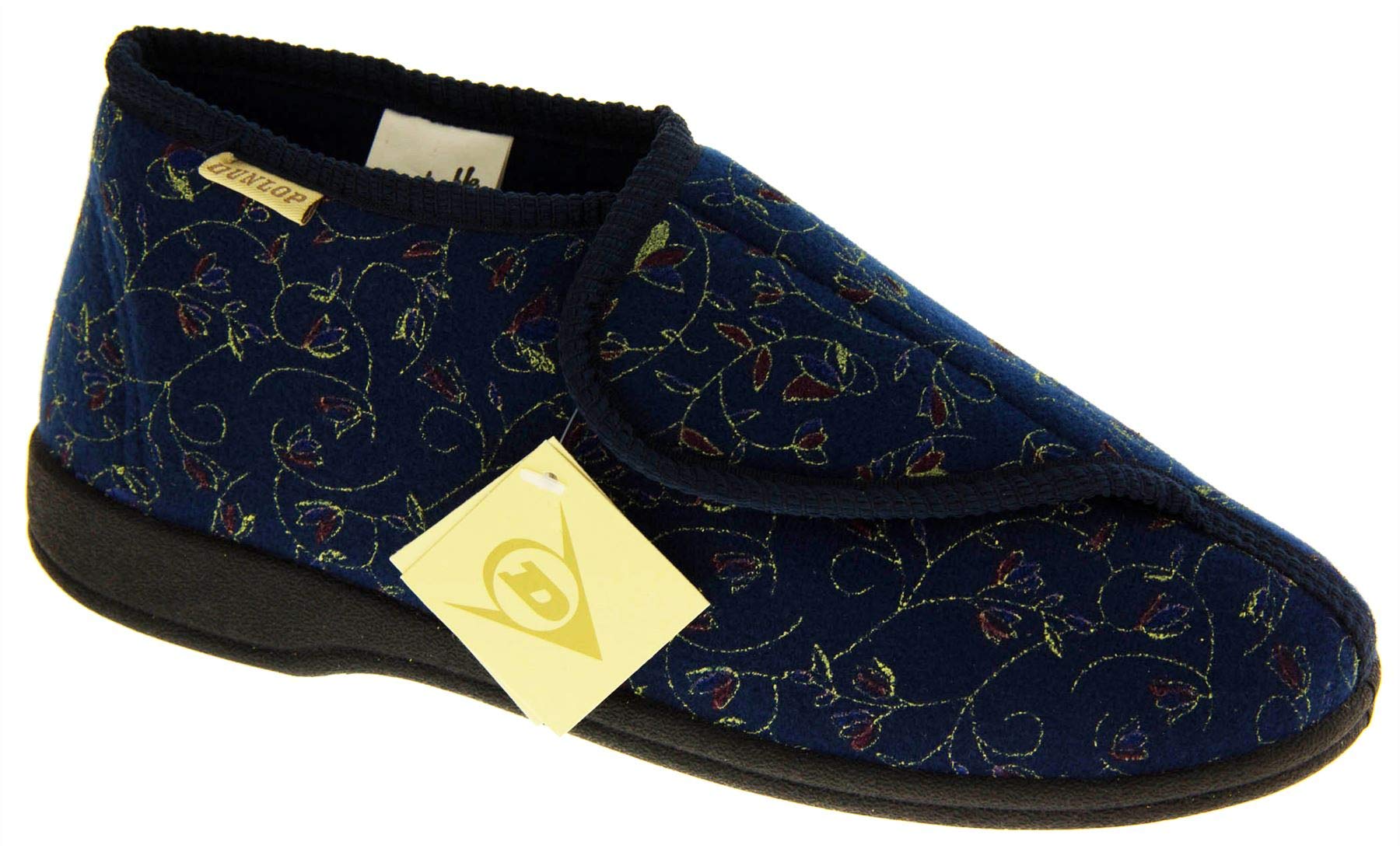 Dunlop Womens Orthopaedic Touch Fastening Strap Slippers