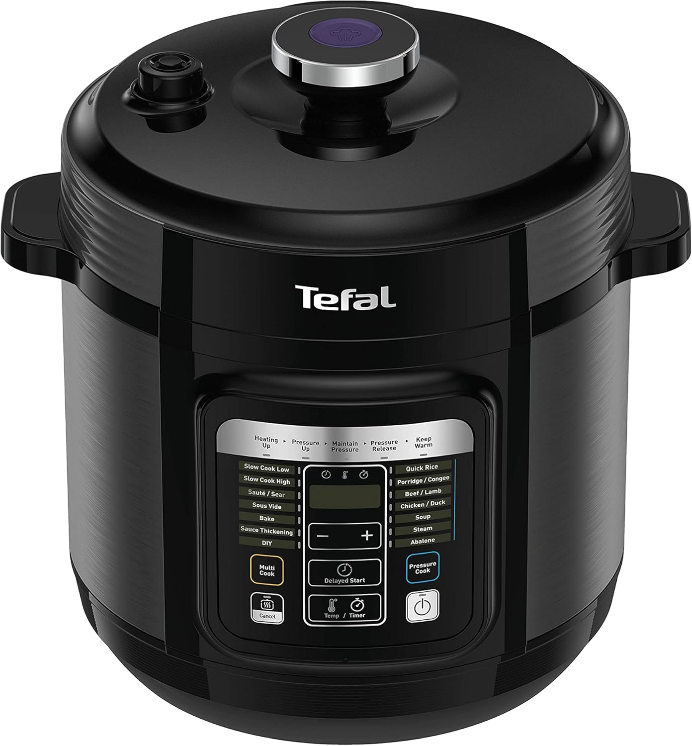 Tefal Home Chef Smart Multicooker CY601D65 control panel diagram