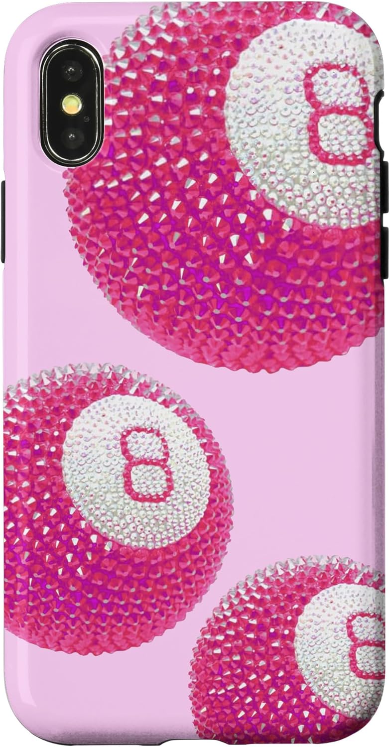 Retro Lucky Disco 8 Ball For Women Case for iPhone 15