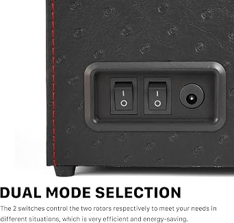 Lian Automatic Watch Winder for 4 Watches & 6 Extra Storage PU Leather 4 Watch Winder Box with Quiet Running Motor Watch Display 4+6 Storage
