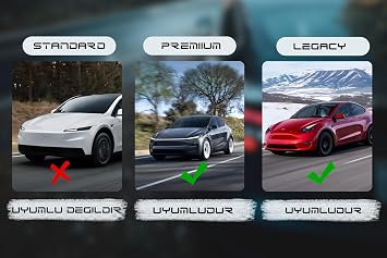 T Parts Tesla Model 3 & Model Y Koltuk Arkası Askılık Seti (2’li) – Araca Özel Tasarım, Dayanıklı Araç İçi Askı, Ceket & Çanta Düzenleyici