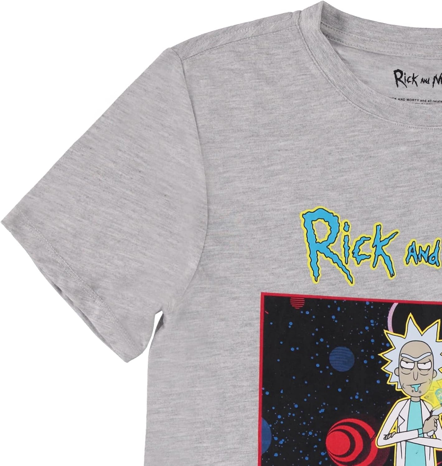 RICK AND MORTY Ladies Shirt - Ladies Classic Clothing - Rick Sanchez, Morty Smith, Summer, Jerry and Squanchy Curved Hem Tee image 3