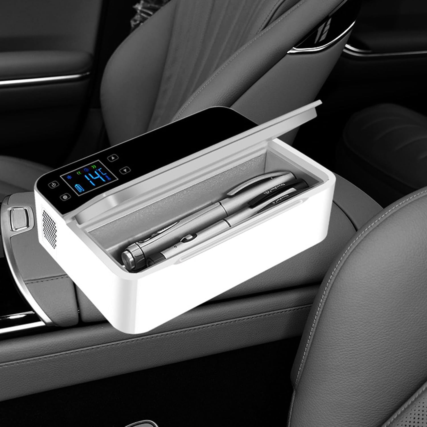 Small Refrigerator Travel Hormones Cooling Case For Hormones Storage 22dB Quiet Operate For Car Home Travel Use