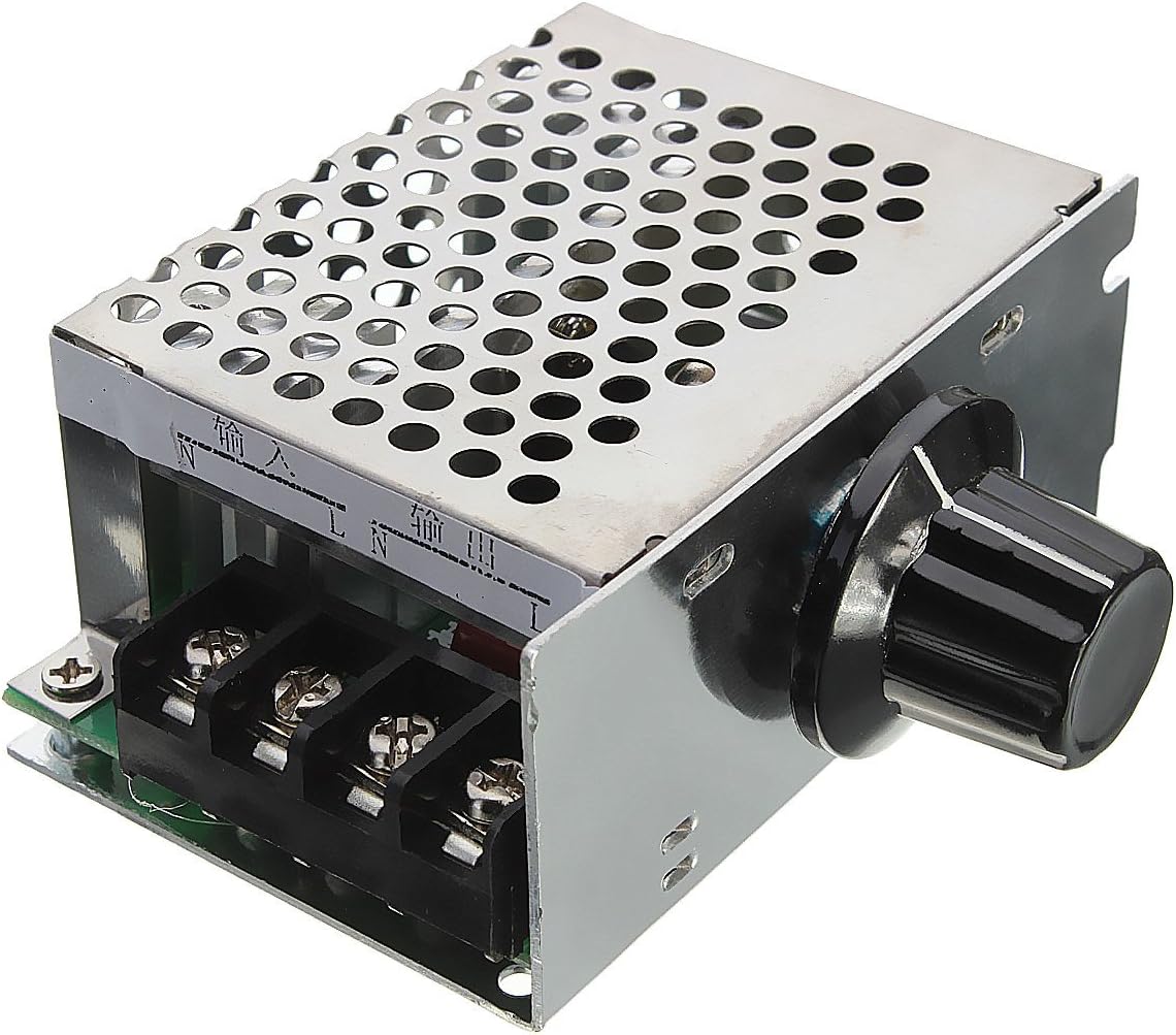 xcluma 4000W 220V Ac Scr Voltage Regulator Dimmer Electric Motor Speed Controller