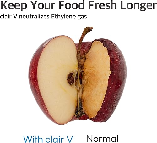 Miniatura 3 de Clair V Refrigerador Desodorizador Eliminador de olores a prueba de ozono para nevera y armario ambientador portátil