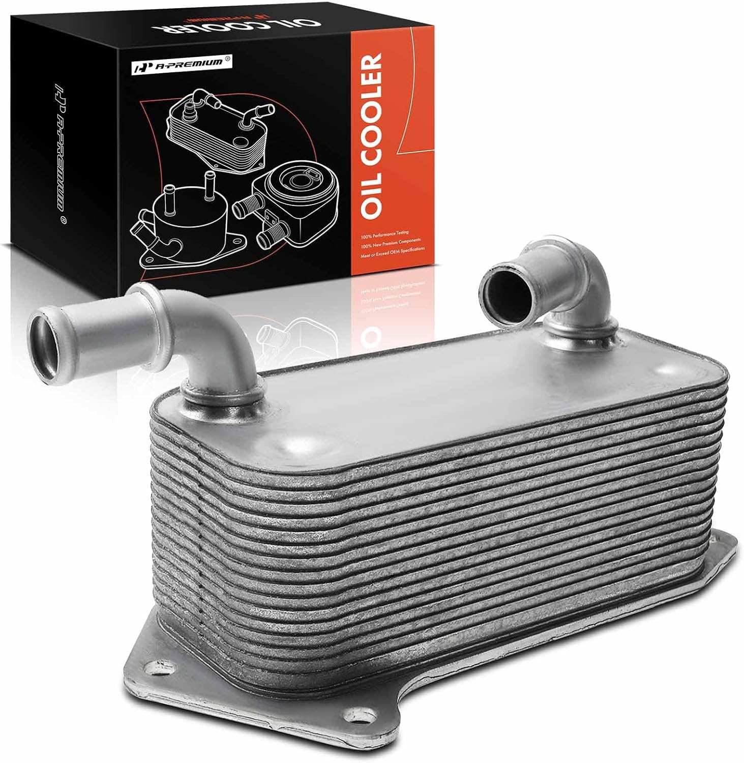 A-Premium Engine Oil Cooler Compatible with Saab 9-3 2003-2011 9-3X 2010-2011 2.0L