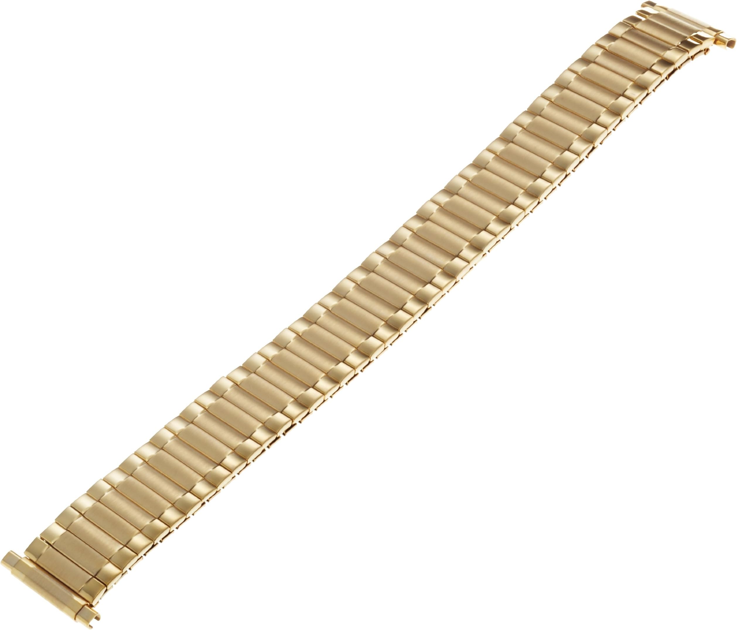 Men's Q7B746 Gold Plated Stainless Steel Expansion 16-20mm Replacement Watchband