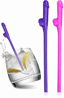 10pcs Bachelorette Party Drinking Straws Hen Naughty Funny Decorations Funny Pennis Straws, Crazy Straw Decorations
