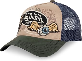 Von Dutch Cap Trucker Net Patch Embroidered Patches