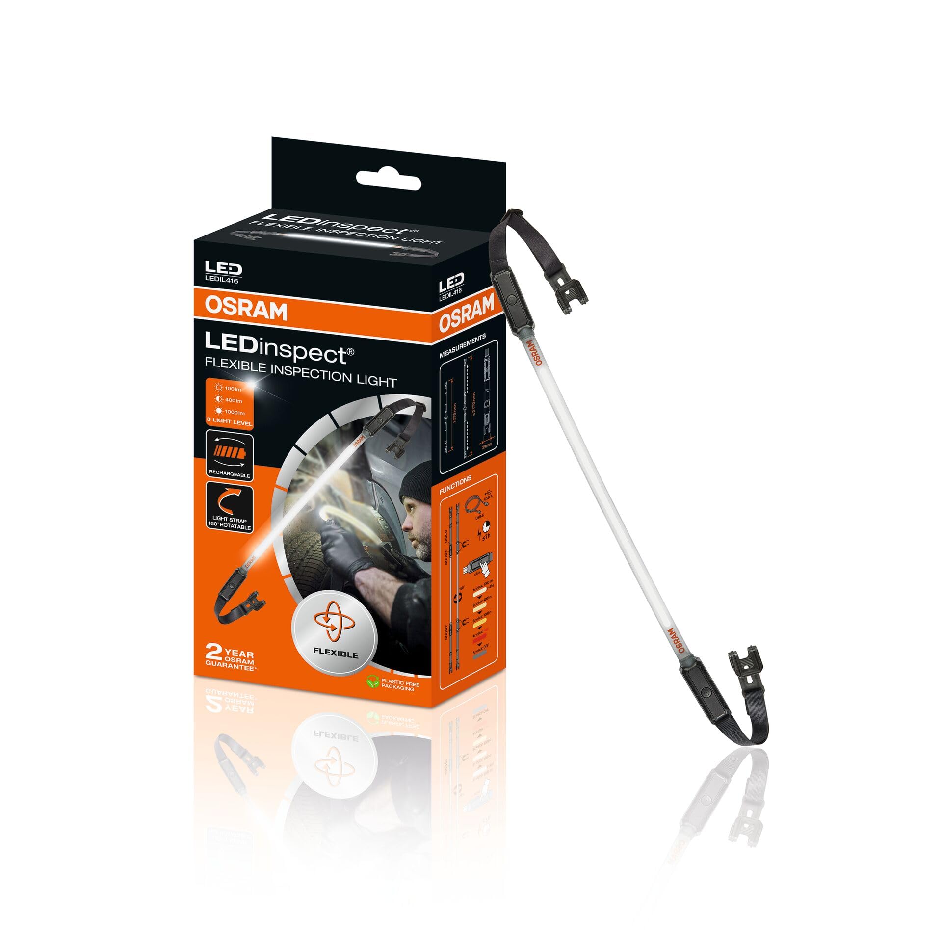 OSRAM LEDIL416 Lampade a mano LED 1000 Lumen