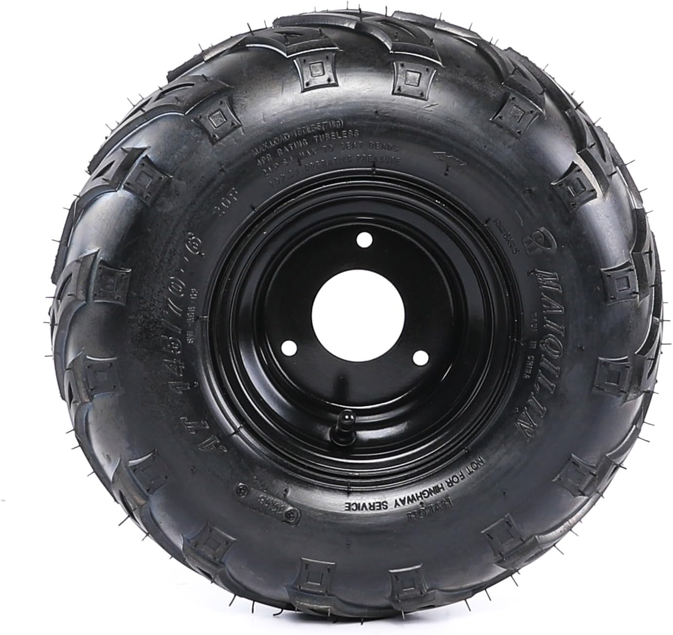 23x7-10 ATV Tires and Rims 23x7x10 Wheel & 32" Go Kart Rear Axle Kit for 4 Wheelers Karting ATV UTV Drift Trike Golf Cart Quad Buggy Dune Moped Lawn Mower Garden Tractor Tricycle Offroad Motorcycle