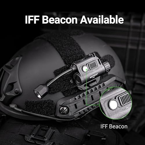 Miniatura 5 de NEXTORCH Luz táctica para casco militar con señal de supervivencia IR, accesorios para casco de montaje ARC, rieles de guía, clips de cincha,