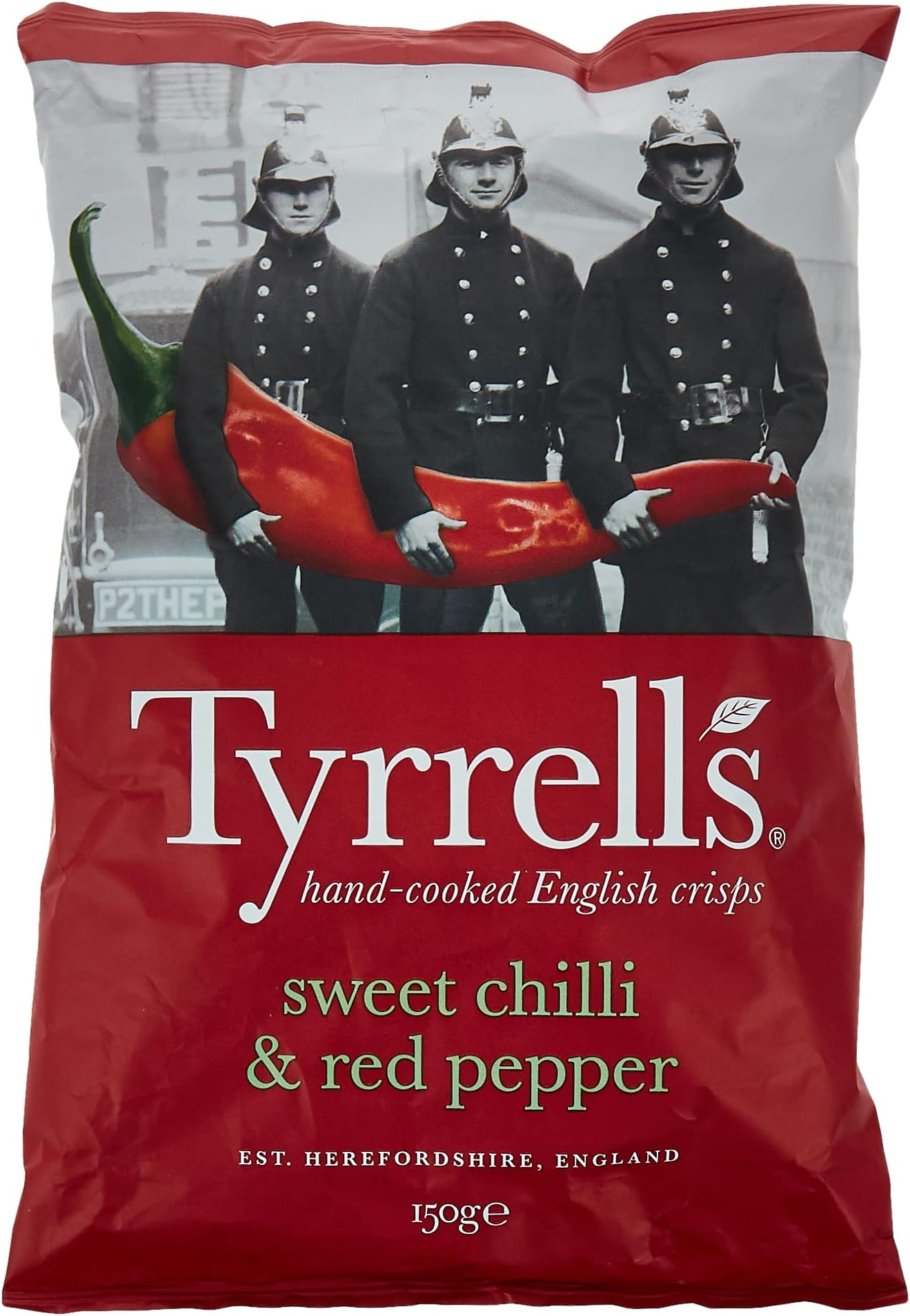 Tyrrells Sweet Chilli and Red Pepper Crisps 150 g (Pack of 12)