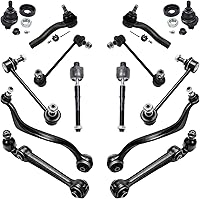 Vista 127 de Detroit Axle - Kit de suspensión frontal de 15 piezas para Jeep Grand Cherokee 99-04 1999 2000 2001 2002 2003 2004, brazos de control superior e