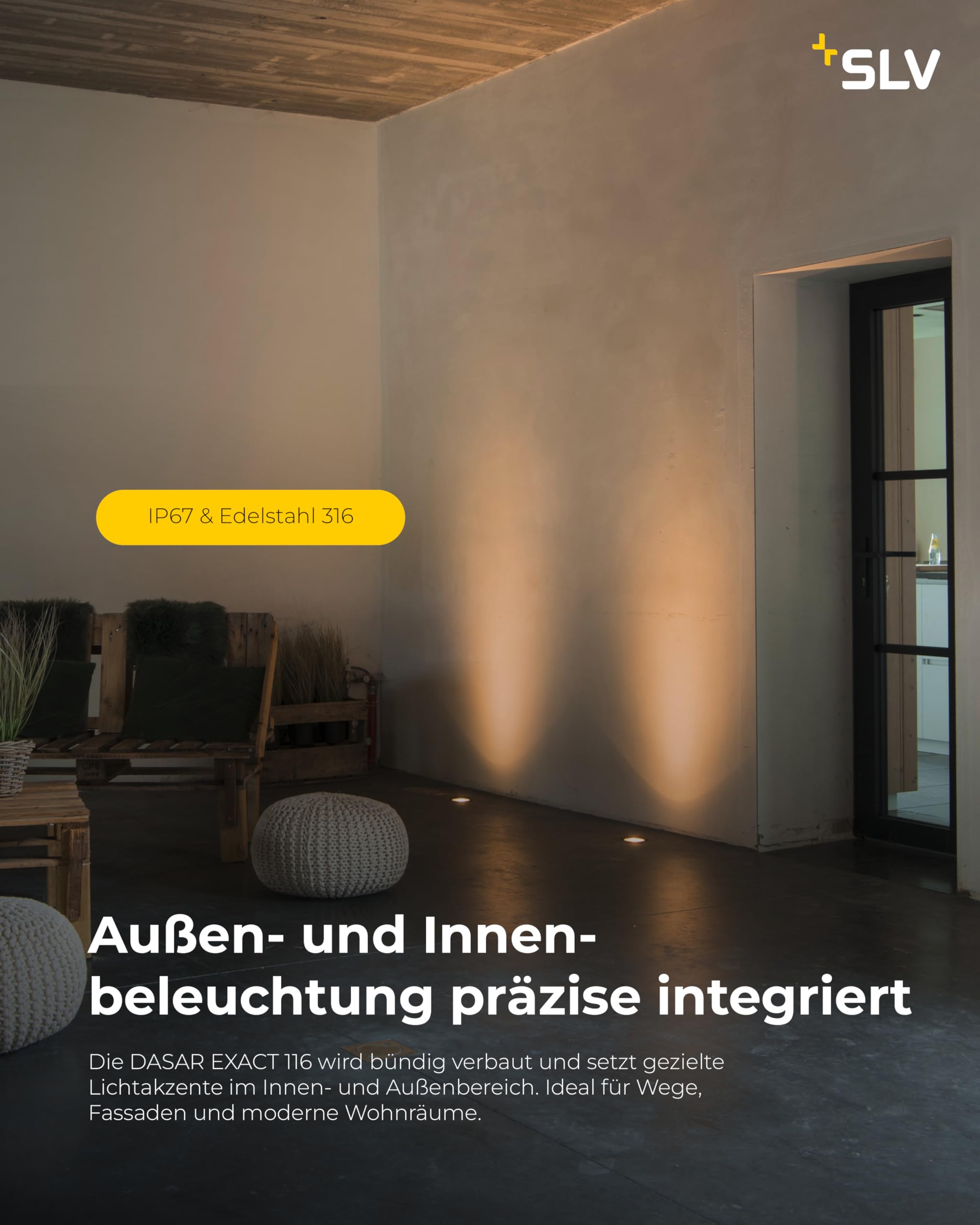 SLV DASAR EXACT 116 Outdoor Bodeneinbauleuchte