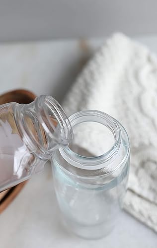 Miniatura 4 de Rail19 Dispensador de jabón espumoso de vidrio grande con bomba de metal, 10oz (negro)