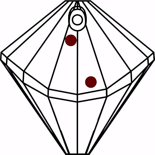 Miniatura 2 de Rainbow Maker Swarovski Crystal 1.575 in Prisma SunCatcher para ventana colgante Feng Shui