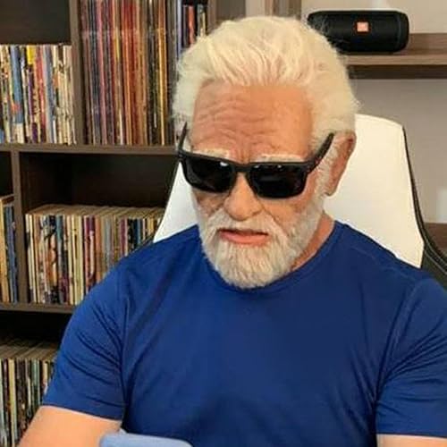 Miniatura 3 de Bagmrteho Máscaras realistas de látex para Halloween, nariz grande, súper suave, antiarrugas, máscara de Halloween para cosplay