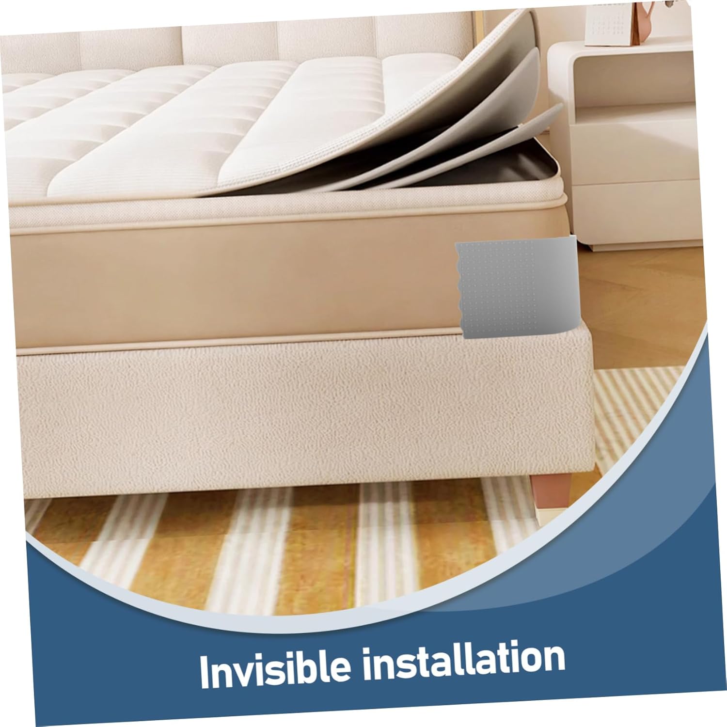 Zerodeko 4pcs Silicone Bed Sheet Stabilizers Sheet Locks for Fitted Fixing Accessories Bed Fastener Clip Holders