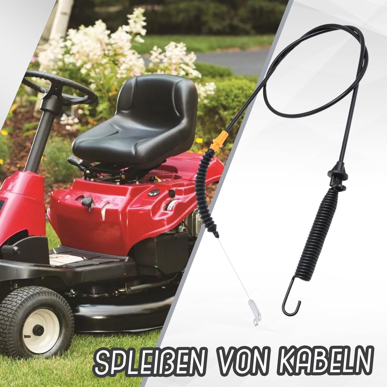 Hoypeyfiy 746-04173 Deck-Verbindungskabel, Ersatz für Cub Cadet Ersatz für MTD Ersatz für Troy-Bilt Rasentraktor-Modelle, Ersetzt 746-04173A 946-04173A