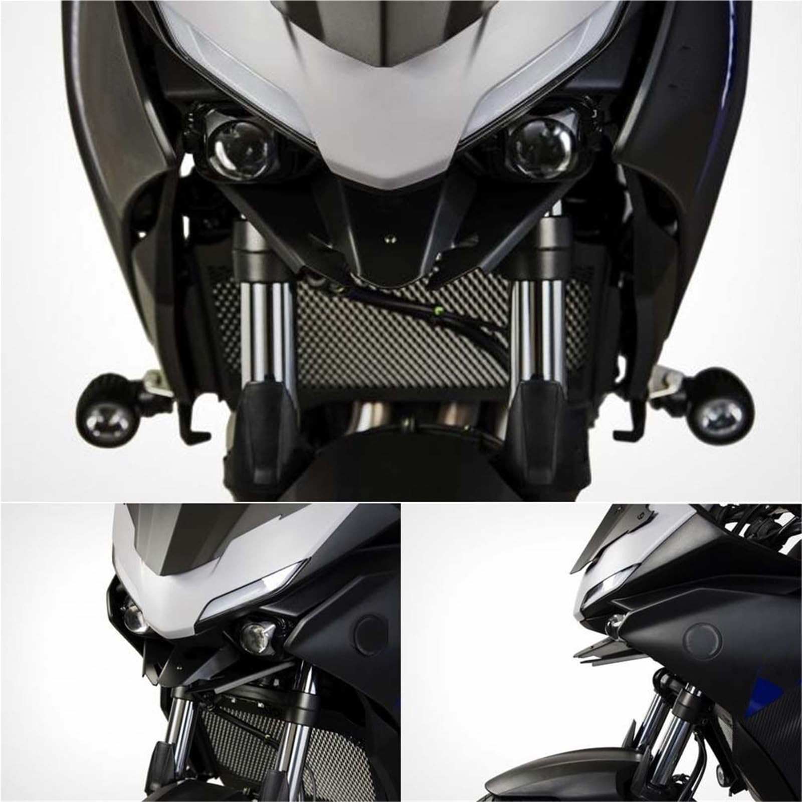 Motocicleta Alerón Delantero Alerón Delantero Compatible con Yamaha Tracer 700 Tracer 7 GT 2020 2021. Divisor Parachoques