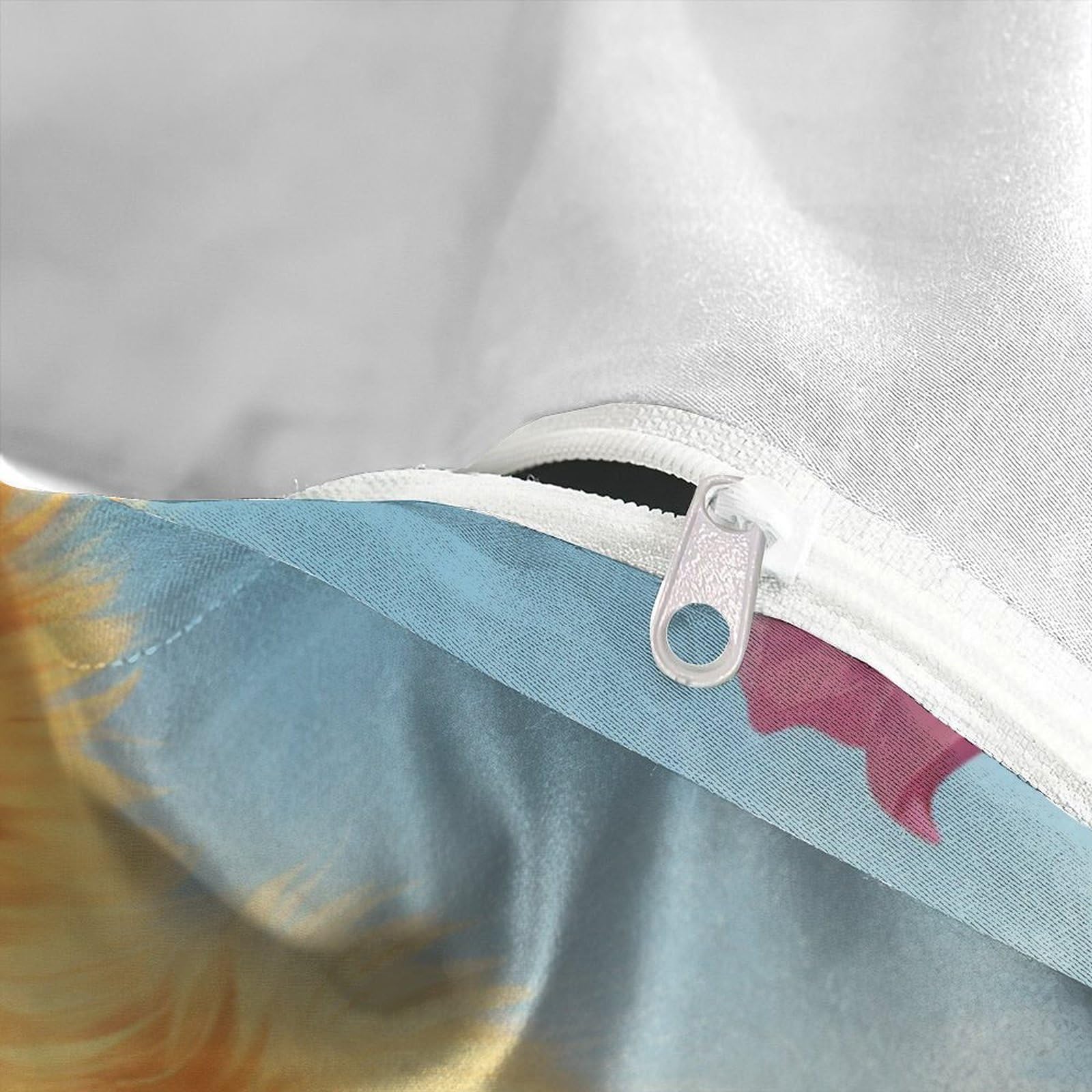 Cucciolo Spiaggiade Ropa De Cama 3D Para Niños Adolescentes Niños Hombre 3 Piezas Microfibra 2 Funda De Almohada CremalleraKing（220x240cm）