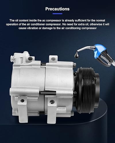Miniatura 125 de ECCPP Compresor de CA 1997-2003 apto para Mitsubishi Montero Sport 3.0L 1999-2004 para Mitsubishi Montero Sport 3.5L Compresor de aire acondicionado