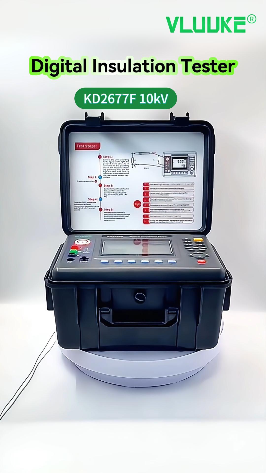10KV Digital Insulation Meter Insulation Resistance Tester and
