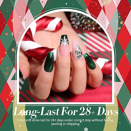 Miniatura 6 de Born Pretty Juego de esmaltes de uñas de gel para otoño e invierno, transparente, translúcido, rojo, coral, naranja quemado, verde, gris, ámbar y