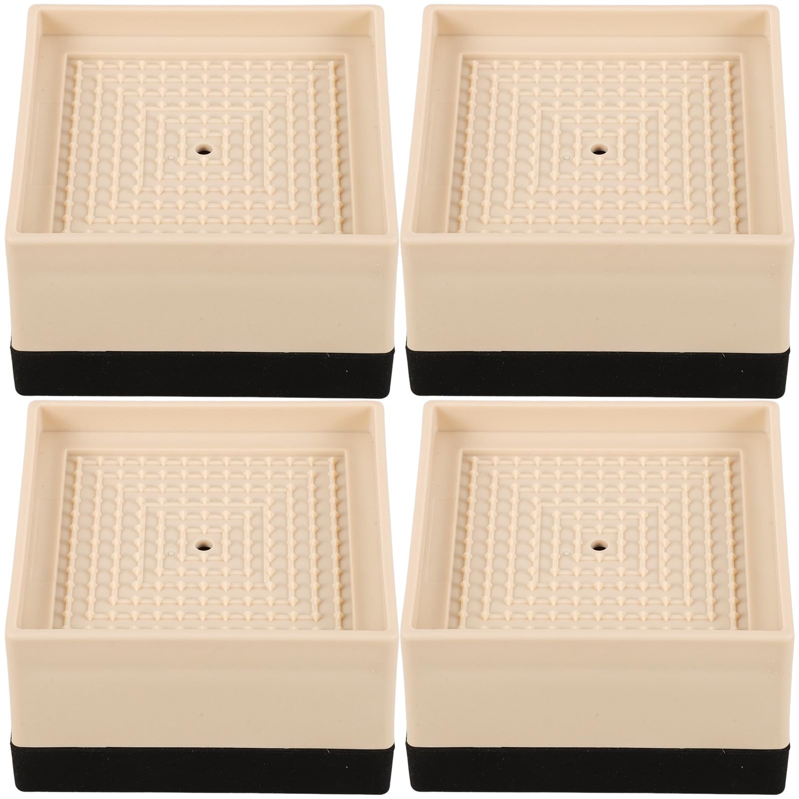 Rehausseurs meubles résine antidérapants protection sols chaise bureau lot de 4