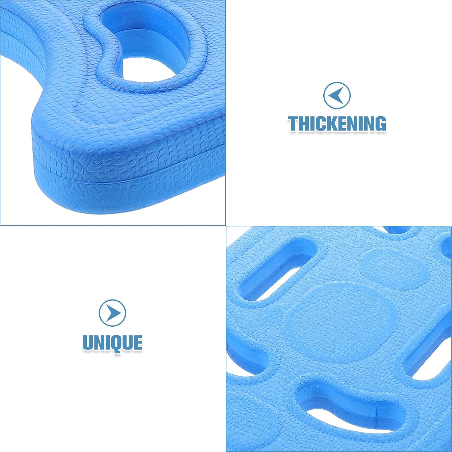 GALPADA Swimming Kick Board Eva Floating Kickboard for Swim Training, Shaped Swim Board, Lightweight Water Sports Equipment for Pool and Outdoor Use